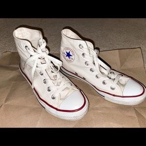 White high top converse